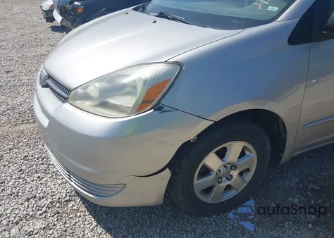 2004 Toyota Sienna Le из США, поврежденный, VIN 5TDZA23C74S122377